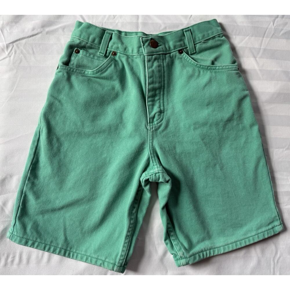 Vintage 90s Y2K New Legends Teal Shorts USA Girls Size 12